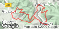 Track GPS MTB Sudety, Żółty szlak Walim - Głuszyca